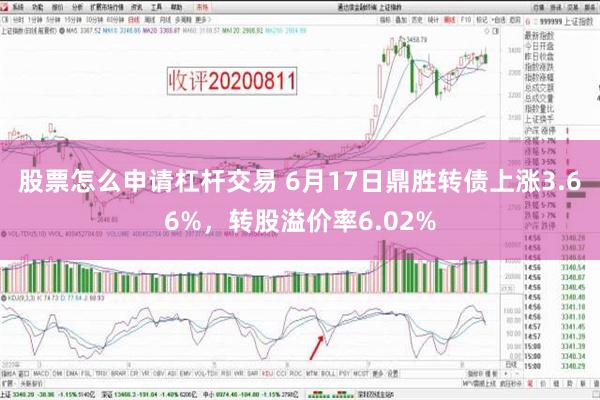 股票怎么申请杠杆交易 6月17日鼎胜转债上涨3.66%，转股溢价率6.02%