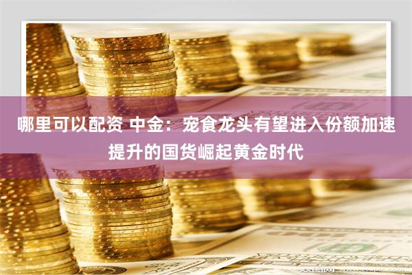 哪里可以配资 中金：宠食龙头有望进入份额加速提升的国货崛起黄金时代