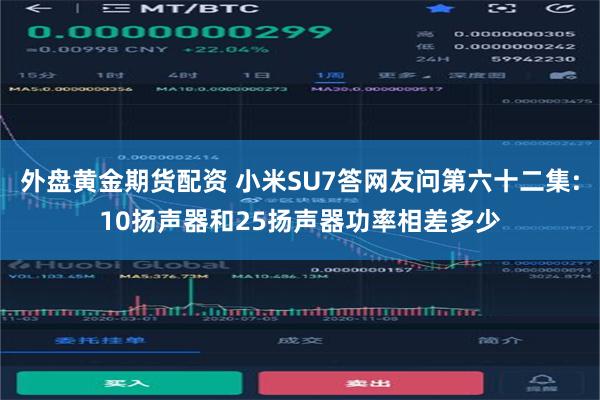 外盘黄金期货配资 小米SU7答网友问第六十二集:10扬声器和25扬声器功率相差多少