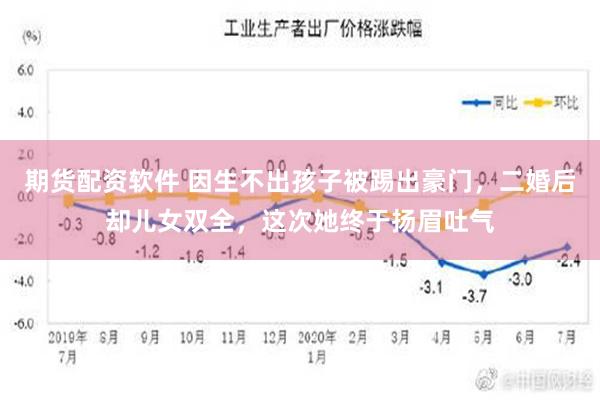 期货配资软件 因生不出孩子被踢出豪门，二婚后却儿女双全，这次她终于扬眉吐气