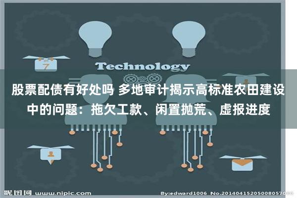 股票配债有好处吗 多地审计揭示高标准农田建设中的问题：拖欠工款、闲置抛荒、虚报进度